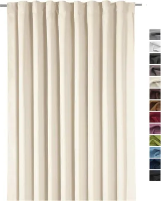 XXL Verdunkelndes Vorhang 245x275 cm | Dekoratives Thermovorhang | Ungeeignet für Lichtdurchlässig