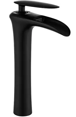 Image de Lyra mitigeur de lavabo, haut, noir (745310-70)