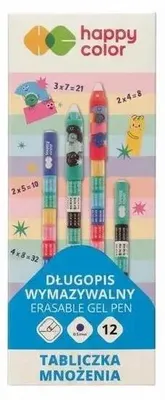 Zdjęcie produktu dla Długopis wymazywalny Tabliczka mnożenia (12szt) - GDD