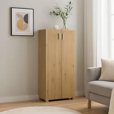 Produktbild von Sideboard Kommode 2 Türen Artisaneiche Schrank Stauraum 60 x 115 cm