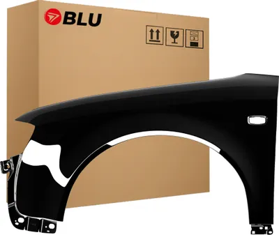 Produktbild von BLU Kotflügel Passend für Audi A4 B6 LY9B Links Schwarz BrillantSchwarz | 2000-2004 | Vorderseite Vorne | Lackiert | Einbaufertig
