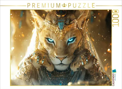Produktbild von CALVENDO Puzzle Sachmet- Kriegsgöttin | 1000 Teile Lege-Größe 64x48cm Foto-Puzzle für glückliche Stunden