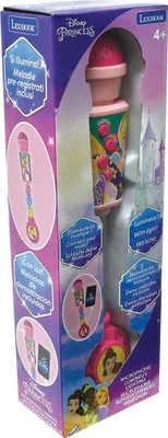 Image de Microphone Princesse Disney avec tube lumineux et enceinte