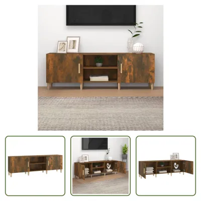 Produktbild von The Living Store TV-Schrank Räuchereiche 150x30x50 cm Holzwerkstoff
