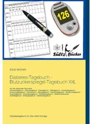Produktbild von Diabetes-Tagebuch - Blutzuckerspiegel-Tagebuch XXL