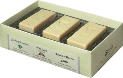 Produktbild von Gamila Secret Trio Soap 3x30gr - Seifenbox für das Gesicht