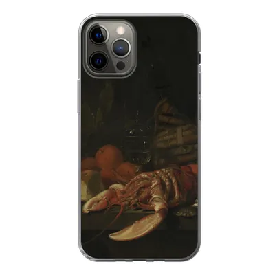 Produktbild von MuchoWow® Handyhülle Schutzhülle Hülle für iPhone 12 Pro Stilleben - Gemälde von Jan Davidsz. de Heem Silikon Softcase Handy Hülle - Abdeckung