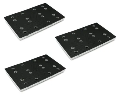3x Schleifpad 80x130 mm, Klett, für Festool RS/RTS 400