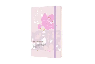 Produktbild von Moleskine Notizbuch - Sakura 2021, Fester Einband Pocket (9x14), Liniert, Rosa