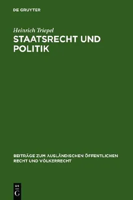 Produktbild von Staatsrecht und Politik