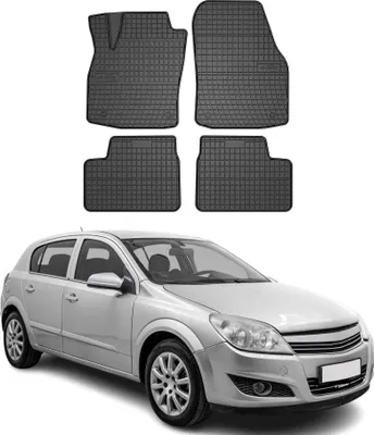 Produktbild von 2004-2014 Opel Astra H Fußmatten Gummi Schwarz 4 tlg