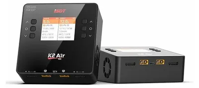 Produktbild von ISDT SMART DUO CHARGER K2 AIR, 20A, 2X6S LIPO, AC 200W / DC 2X 500W Ladegerät