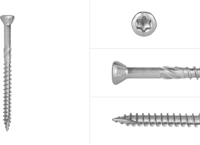 Produktbild von Terrassenschrauben edelstahl A4 5,0 x 50 mm Torx 25 Teilgewinde - Schachtel 200 Stück