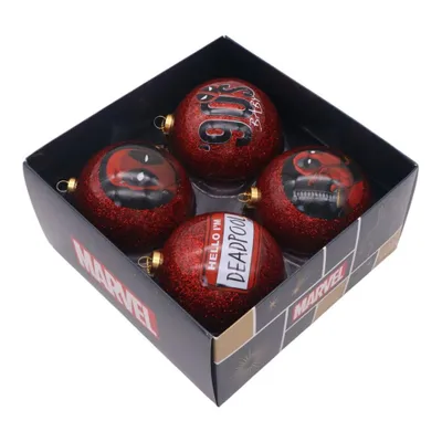 Produktbild von Disney Weihnachtskugeln Deadpool Marvel Christbaumschmuck