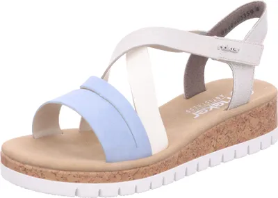 Produktbild von Rieker Keilsandaletten Damen 31373432383936 Blau 42 EU