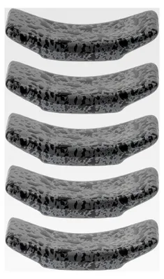 Produktbild von 5 Stück Keramik Essstäbchenhalter im Japanischen Stil Schwarz für Essstäbchen, Löffel und Gabeln