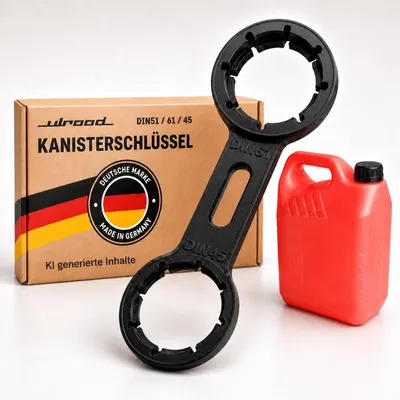 Produktbild von ULROAD 3in1 Doppelseitiger Kanisterschlüssel DIN 51 61 45 - dein idealer Helfer zum einfachen Öffnen von 5/10/20/25/30 Liter