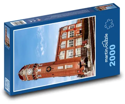 Produktbild von martinpuzzle - Puzzle 2000 Teile - Uhrturm - Gebäude