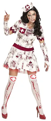 Produktbild von Kostüm Zombie Krankenschwester Halloween, Groesse:S