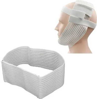 Produktbild von Anti-snurkband für bessere Schlafqualität - atmungsaktives Kinband unisex