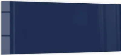 Produktbild von DEQORI Küchenrückwand Glas 125x50 cm 'Dunkelblau' Spritzschutz Bad Rückwand Küche