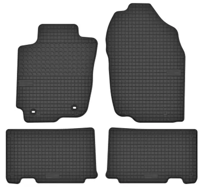 Zdjęcie produktu dla Dywaniki gumowe do Toyota RAV4 IV 2012-2019 (SUV) – 4 szt., czarne, dopasowane – Wielganizator SolidTread