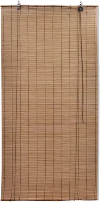 Zdjęcie produktu dla vidaXL Roleta bambusowa brązowa 100x160 cm