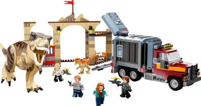 Produktbild von LEGO Jurassic World T.Rex & Atrociraptor: Dinosaurier-Ausbruch, Bausatz, 8 Jahr(e), Kunststoff, 0 Stück(e), 1,04 kg