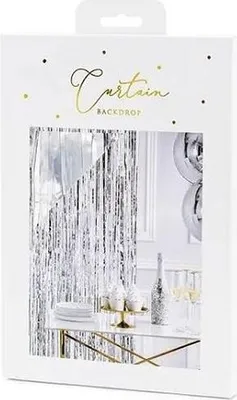 Immagine prodotto di Tenda party argento 90 x 250 cm 53303