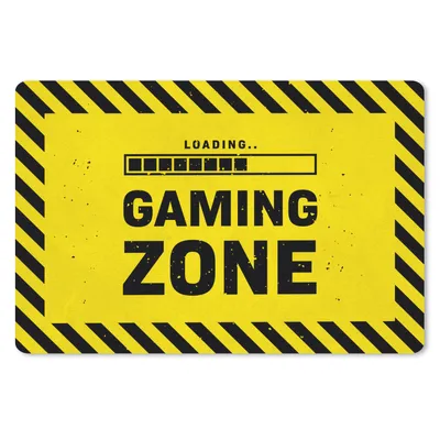 Produktbild von MuchoWow® Gaming Mauspad Mousepad Spiele - Zitate - Controller - Spielzone - Spiel 27x18 cm - Mousepads - Maus Mat - Pad - Mausunterlage - Büroartikel - Desk Matten - Coole Schulsachen für Teenager