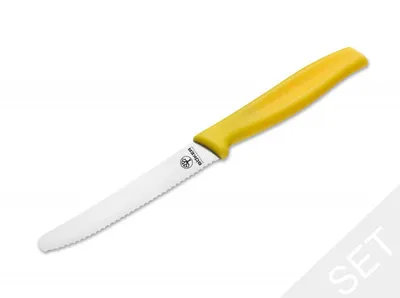 Produktbild von Böker Brötchenmesser Gelb Set 6 Stück