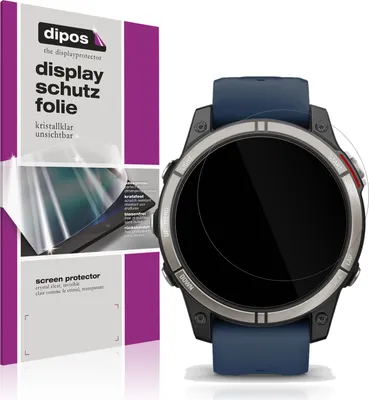 Produktbild von 6x Schutzfolie für Garmin quatrix 7 Pro klar Displayschutzfolie Folie Display Schutz dipos