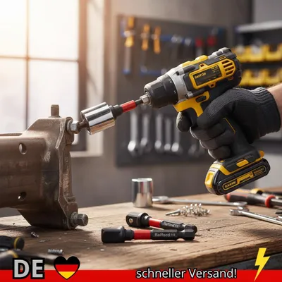 Produktbild von Rafford Schlagschrauber-Adapter-Set 1 4 Zoll 3 8 und 2 Antrieb