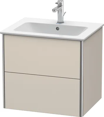 Produktbild von Waschtischunterbau XSQUARE 560x610x478mm taupe supermatt 560 x 610 x 478 mm