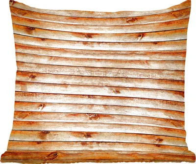 Produktbild von MuchoWow® Zierkissen Sofakissen Wohnzimmer Dekokissen 60x60 cm Regale - Holz - Vintage - Sitzfläche - Foto Polster