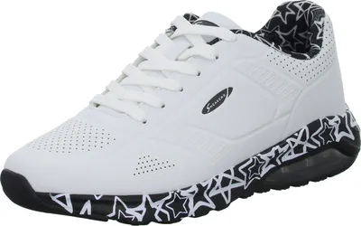 Produktbild von Sneakers Damen-Sneaker Weiß-Schwarz, Farbe:weiß, EU Größe:42