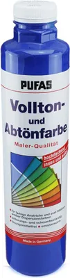 Produktbild von PUFAS Vollton- und Abtönfarbe750 ml 504 blau