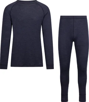 Productafbeelding van Trespass - "Demian" basislaagset voor heren/dames, uniseks, model TP6755 (3XL) (marineblauw, geruit)