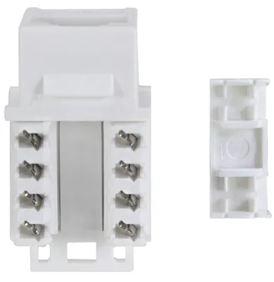 Produktbild von LogiLink NK4056, Abgewinkelt, Weiß, RJ-45, RJ-45, Weiblich, Weiblich
