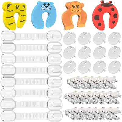Produktbild von Sicherheitsset für Babys mit Eckenschutz und Steckdosensicherungen