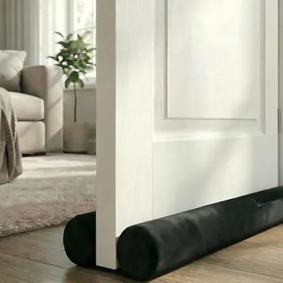 Produktbild von Zugluftstopper Für Türen 90 Cm, Verstellbare Türbodendichtung, Doppelseitiger Windstopper Mit Kälteschutz Und Schallschutz Für Innenräume