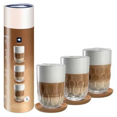 Zdjęcie produktu dla LEONARDO 055192, Przezroczysty, Szkło, Okrągły, 6 szt., 390 ml, 80 mm