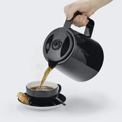 Image de SEVERIN KA 9307 Machine à café noire, 8 tasses