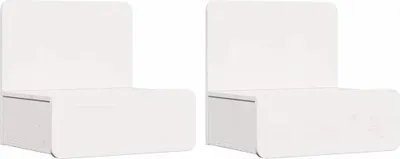 Produktbild von Nachttisch 2 pcs Weiß 44 x 32,5 x 40 cm Massivholz Kiefer
