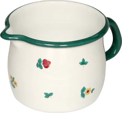 Produktbild von Riess Country Gmundner Streublumen Schnabeltopf gebaucht Ø10cm, 0,75 Liter