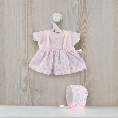 Produktbild von Asi Puppenkleidung Kleid und Haube - Puppenzubehör mehrfarbig