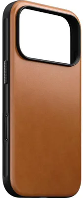 Produktbild von Handyhülle aus Naturleder für iPhone 18 Pro / 17 Pro, Nomad Modern Leather Case Horween Series mit MagSafe, Hellbraun