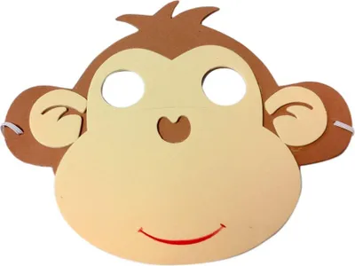 Produktbild von Affenmaske für Kinder - Einheitsgröße