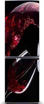 Produktbild von Tulup Kühlschrankdekoration - Magnetmatte - 70 cm x 190 cm - Magnet auf dem Kühlschrank - Rotwein