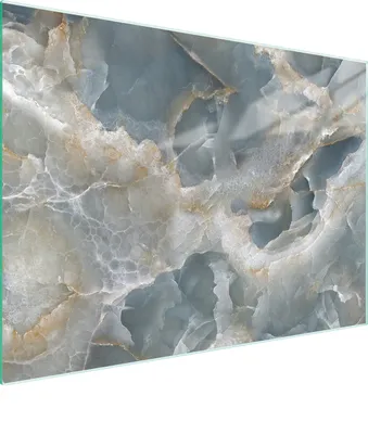 Produktbild von Schneidebrett Herdabdeckplatte Multiglasschneidplatte 30x22 cm Marmor Grau